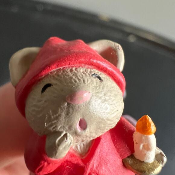 Vintage Hallmark Merry Miniature Christmas Goose and Mouse - Picture 4 of 8